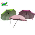 black uv coating clip umbrella on stroller